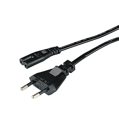 Hama Elkabel svart dubbelskåra 1,5m