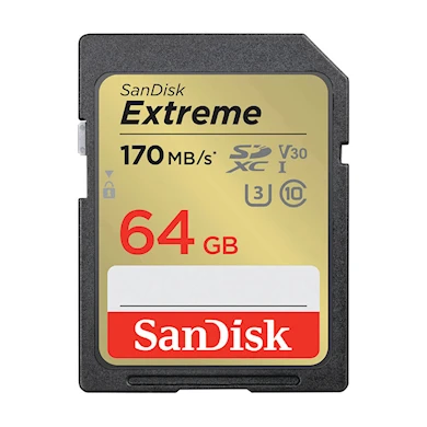 SanDisk SDXC Extreme UHS-I U3 V30 170MB/s 64GB