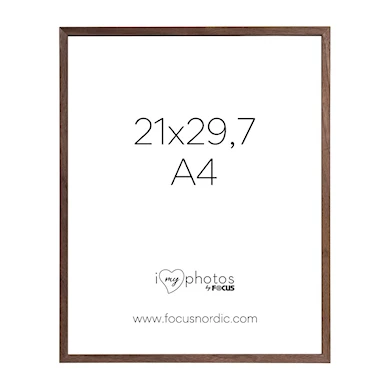 Focus Rock Valnöt Faner 21x29,7 (A4)