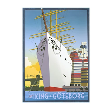 ThomasO Vykort Barken Viking