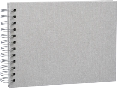 Focus Base Line Canvas Wire-O 23x17 Beige med Vita Blad