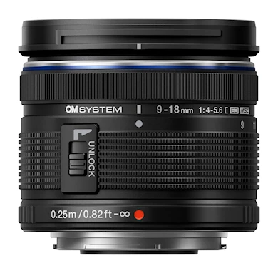 OM SYSTEM M. Zuiko Digital ED 9-18 F4.0-5.6 II