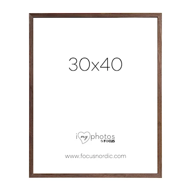 Focus Rock Valnöt Faner 30x40