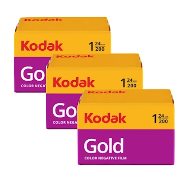 Kodak Gold 200 135/24 3-pack - Fyndvara