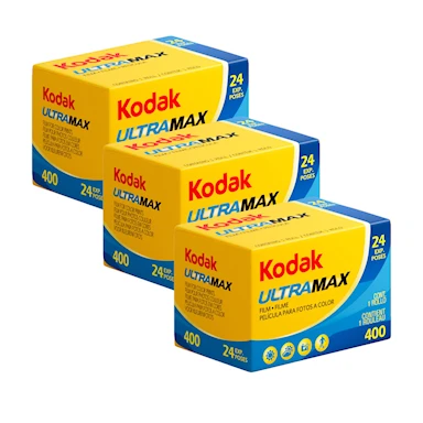 Kodak Ultramax 400 135/24 3-pack
