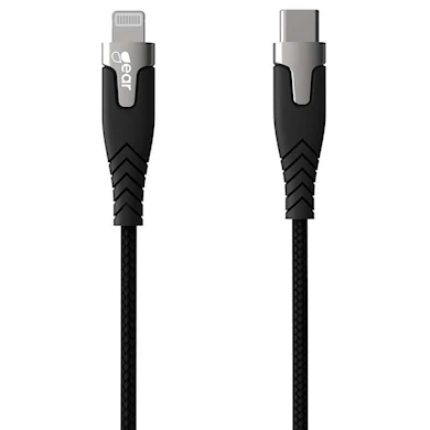 Gear Laddkabel Pro USB-C till LIGHTNING, 1.5 m, Svart