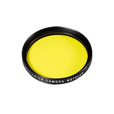 Leica Filter Yellow E49 Black