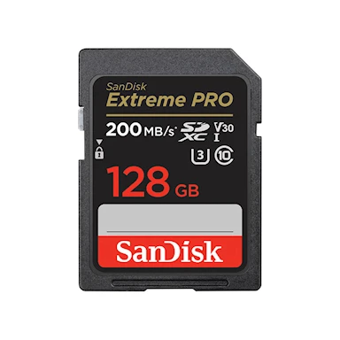 SanDisk SDXC Extreme Pro 128GB 200MB/s