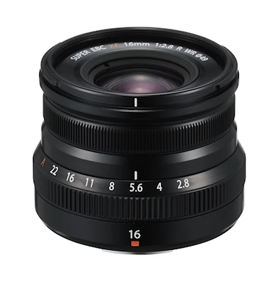 Fujifilm XF 16mm f/2,8 WR Svart
