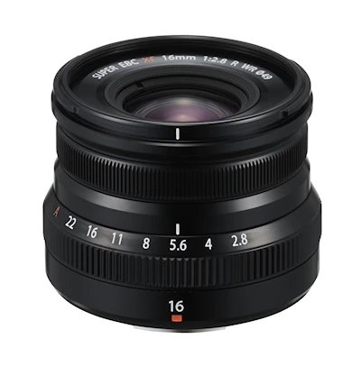 Fujifilm XF 16mm f/2,8 WR Svart
