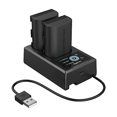 SmallRig 5409 Kamerabatteri och laddningskit för Canon LP-E6P