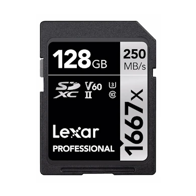 Lexar SDXC Pro 1667X UHS-II U3 R250/W120 128GB