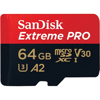 SanDisk MicroSDXC Extreme Pro 64GB 200MB/s A2 V30 UHS-I U3