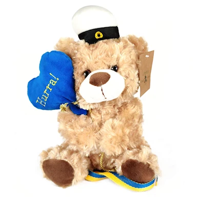 Student Nalle Med Ballong 21cm