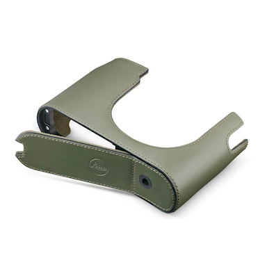 Leica Halfcase Q3, Läder, Olivgrön