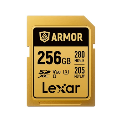 Lexar SDXC ARMOR Gold 256 GB R280/W210 (V60)