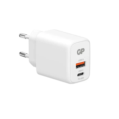 GP Väggladdare WM2B PD 20W USB-A + USB-C