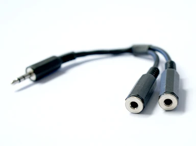 Pulse Splitkabel 2xTRS 3,5/F - 3,5/M - 10 cm