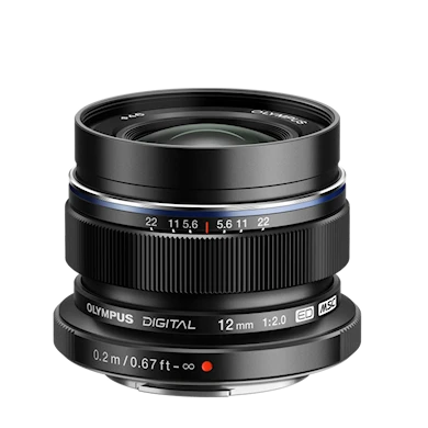 Olympus M.Zuiko Digital Ed 12mm f/2,0 Svart