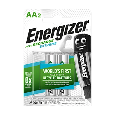 Energizer Recharge Extreme AA 2300 2-pack