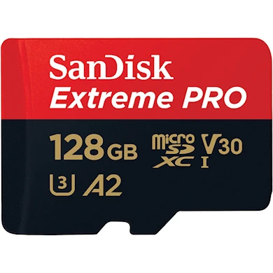 SanDisk MicroSDXC Extreme Pro 128GB 200MB/s A2 V30 UHS-I U3