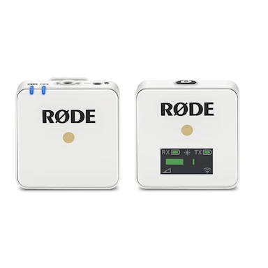 Röde Wireless GO WHITE Trådlös med inbyggd mic