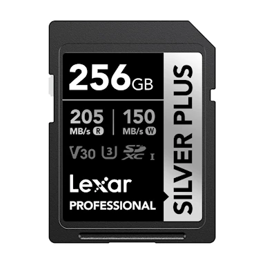 Lexar SDXC Pro Silver Plus 1066x UHS-I U3 V30 R205/W150 256GB