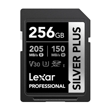Lexar SDXC Pro Silver Plus 1066x UHS-I U3 V30 R205/W150 256GB