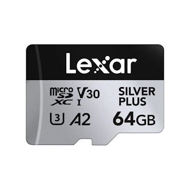 Lexar MicroSDXC Silver Plus 1066x R205/W100 64GB