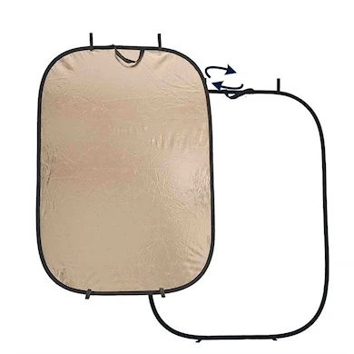 Manfrotto Reflexskärm 180x125cn Sunfire/Vit