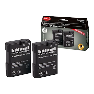 Hähnel Batteri Nikon HL-EL14 /14A Twin Pack