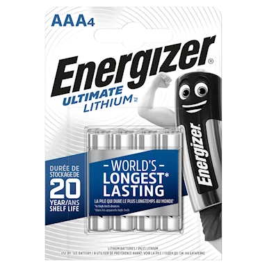 Energizer Ultimate Lithium AAA 4Pk