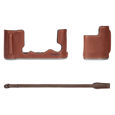 SmallRig 4710 Half Case Kit Läder Till Fujifilm X-T50 Brown