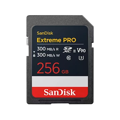SanDisk SDXC Extreme Pro 256GB 300MB/s UHS-II V90