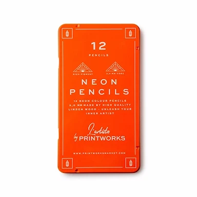 Printworks Färgpennor Neon 12-pack