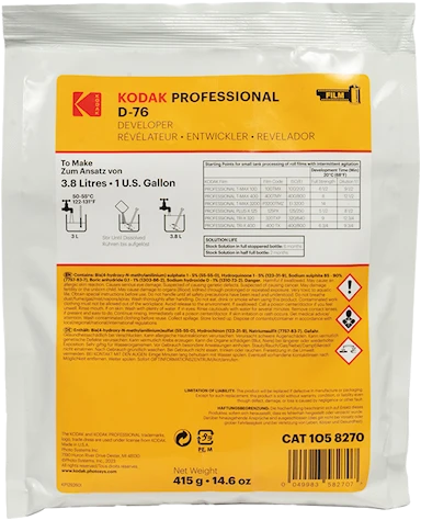 Kodak Professional D-76 Framkallare Pulver till 3,8L
